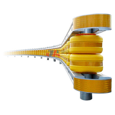 Barril de protección contra colisiones de carreteras con barriles de rodillos Q235 Q345 EVAL