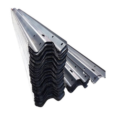 ISO 9001 Barrera de protección contra colisiones de vigas de acero galvanizado