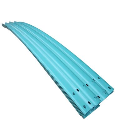 Q235 Q345 Color personalizado de vigas curvas galvanizadas para la seguridad vial