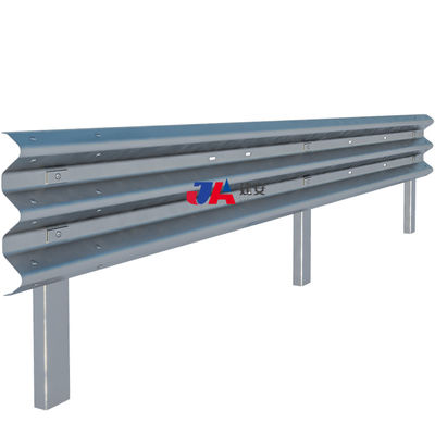 Recubrimiento de zinc personalizado Trie Beam Highway Guardrail con y características de seguridad mejoradas