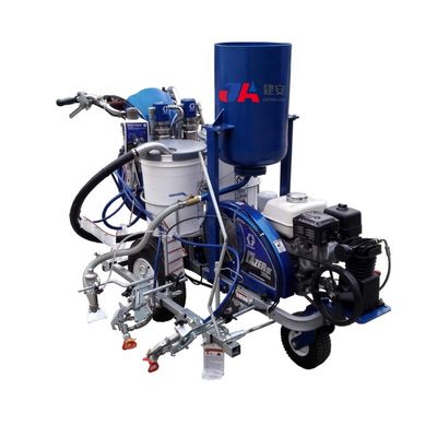 Máquina de marcado de líneas de carreteras termoplásticas con 1
