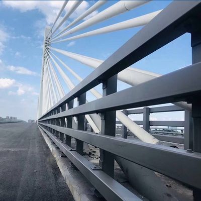 Protección del puente de seguridad galvanizado barrera de protección de tren con revestimiento en polvo y seguridad