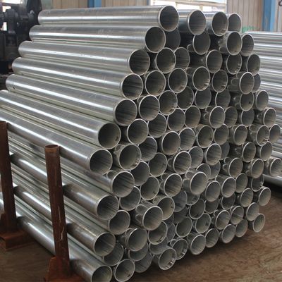 Post redondo revestido con polvo galvanizado de alta durabilidad para barreras de choque de barandillas de carretera