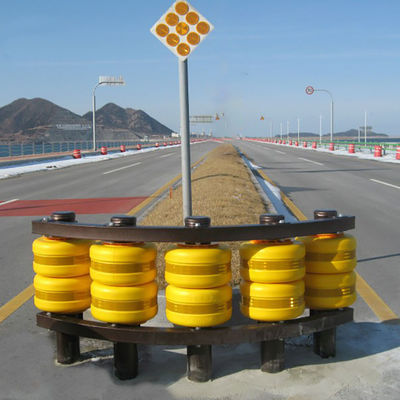 Barrera de rodillos de barandillas de acero para la seguridad en carretera y exportador certificado ISO