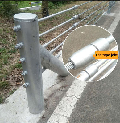 Acero inoxidable galvanizado barrera de cables de vigilancia de carreteras para la seguridad del tráfico