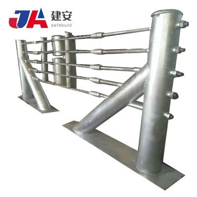 ISO9001 Barrera de cuerda de alambre recubierta de zinc personalizada para barandillas de protección de carreteras