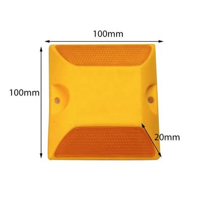 Reflectores PMMA de doble lado de rodillas solares para la seguridad vial y la gestión del tráfico