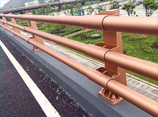 Barandillas de puente de acero galvanizado compuesto sumergido en caliente para la certificación ISO9001 2008