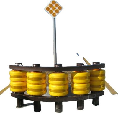 Barrera de protección de rodillos de acero revestido en polvo galvanizado para el sistema de barreras contra choques en carreteras