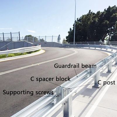 Rejillo de protección de vigas corrugadas galvanizadas en caliente para carreteras seguras certificado ISO9001 2008