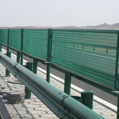 Rejilla de alambre de metal aplanado expandido para carreteras Puente anti-brillo