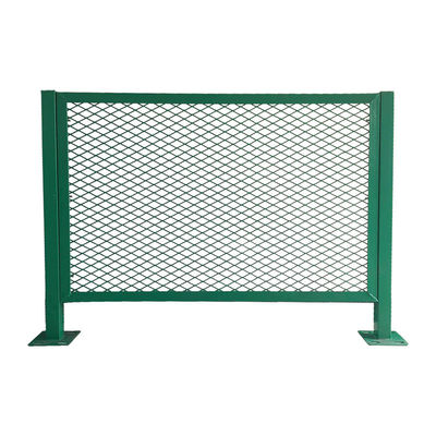 Cercas de malla de metal galvanizado con recubrimiento de polvo anti-brillo para carreteras en acero inoxidable