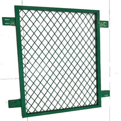 Barrera recta cerco de metal galvanizado cerco de malla de metal anti deslumbramiento para la carretera