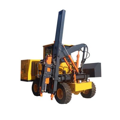 Máquina de conducción de pilas de construcción
