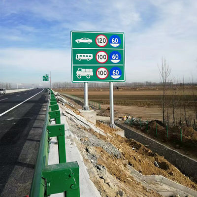 Advertencia de la carretera Signo de seguridad vial con tamaño personalizado círculo de lámina reflectante