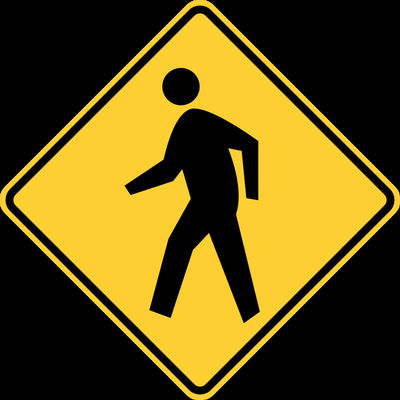 Tablero de señales de tráfico de aluminio reflectante para advertencia de precaución y mejora de la visibilidad