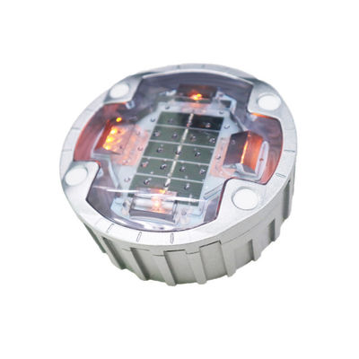 30T Aluminio LED Solar Road Stud para Marcador de Carretera de Carretera en Verde y Amarillo