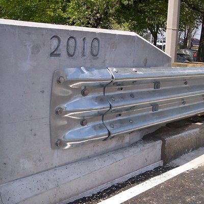 Seguridad vial Terminal final del puente de seguridad de acero galvanizado para la prevención de accidentes