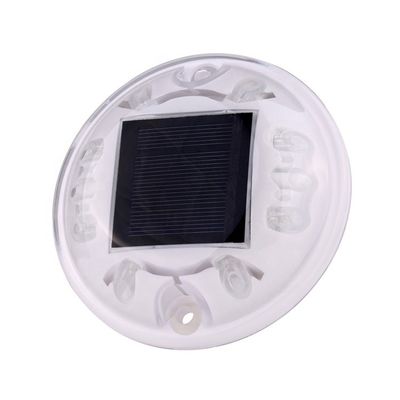 LED Cat Eye Round Solar Road Stud en azul con cinta reflectante de alta intensidad y PVC