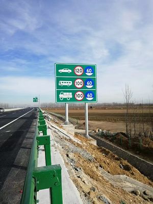Carteles de advertencia de seguridad vial de alta visibilidad/tableros y postes de 50 cm de altura