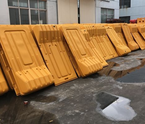 Barrera de colisión de plástico de agua llena de jersey personalizada para seguridad y seguridad al aire libre