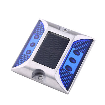 104*123*23 mm de aluminio reflector LED rojo con ojo de gato solar para zonas industriales