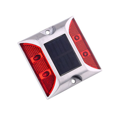 Cinturón reflector rojo PC de aluminio solar para aumentar la visibilidad de la carretera