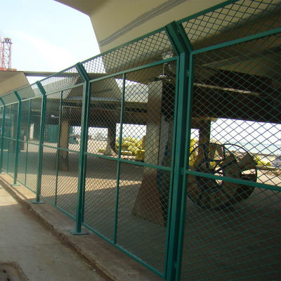 Cercas de alambre de púas galvanizado revestido para cercas de malla ISO9001 2008 acreditado