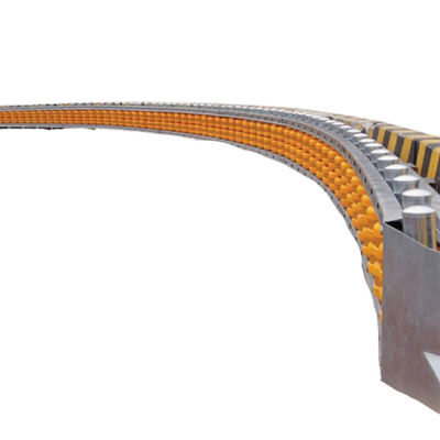 Barrera de rodillos de seguridad vial con diseño de doble barril y recubrimiento galvanizado en caliente