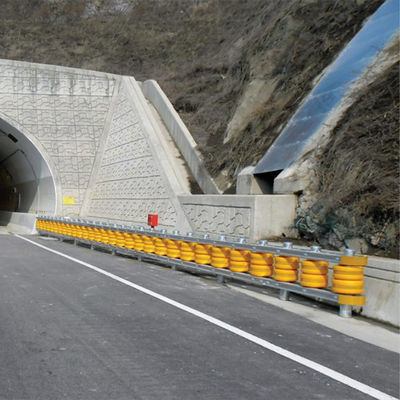 Barricas de rodillos EVA Barrera de carretera Barrera de rodillos para la seguridad en carretera desde arriba