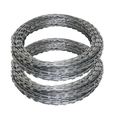 Acero inoxidable de alambre de púas anti-corrosión para cercas de seguridad del tráfico