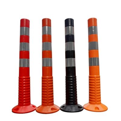 Seguridad vial Conejos de tráfico en PE rojo de alta visibilidad y reflexión para el control del tráfico