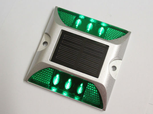LED rojo Cat Eye Road Stud Aluminio reflectante para la seguridad vial