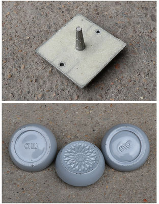 Seguridad vial vidrio reflector ojos de gato rodillos de tamaño personalizado para el pavimento