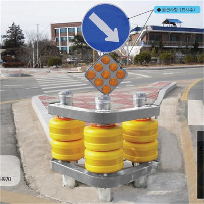 Solución de seguridad vial Barrera de rodadura de carretera de espuma EVA duradera para el control del tráfico