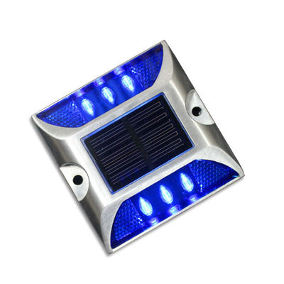104*123*23mm Estrada solar de aluminio de aluminio Estrada de aluminio parpadeante luz de gato Ojo de la carretera de cono señal