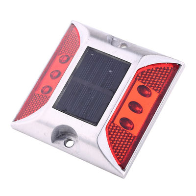 104*123*23mm Rodillo de aluminio solar rojo para iluminación de carretera de larga duración