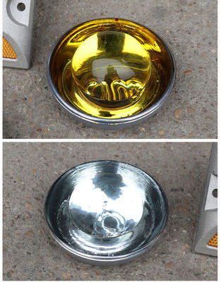 Seguridad vial esencial vidrio de alto reflejo ojos de gato rodillos con cinta reflectante