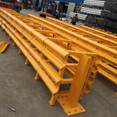 Colchón de choque de espuma de aluminio amarillo barrera de seguridad de vigilancia de carreteras