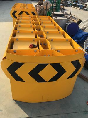 Rejillo de protección de la carretera con recubrimiento de polvo galvanizado para el cojín de choque de seguridad vial