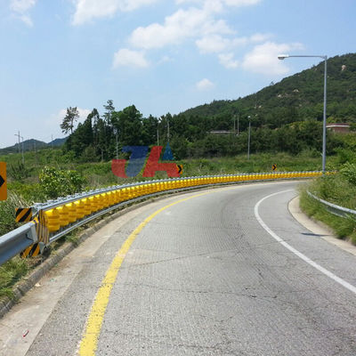 Seguridad de la circulación en carretera Barrera giratoria EVA cojín de rodillos para la seguridad de la barandilla de protección de la carretera