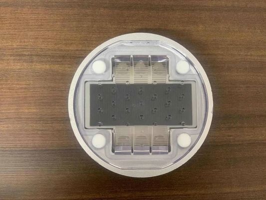 Signo de cone de carretera LED solar luz intermitente de carretera macho de gato en amarillo