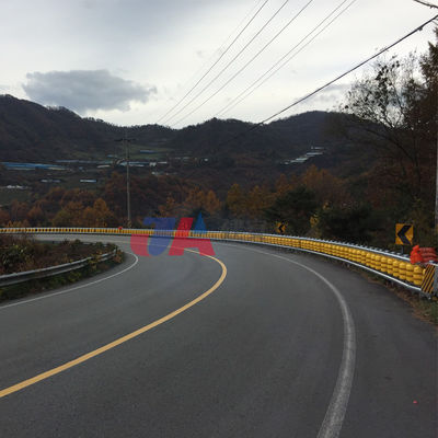 Utilizado en la carretera Eti Barrera rotativa EVA PU Barrera de choque con cojín de rodillo para la seguridad del tráfico en las carreteras