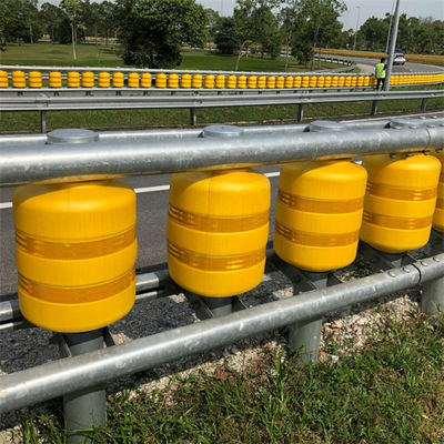 Utilizado en la carretera Eti Barrera rotativa EVA PU Barrera de choque con cojín de rodillo para la seguridad del tráfico en las carreteras