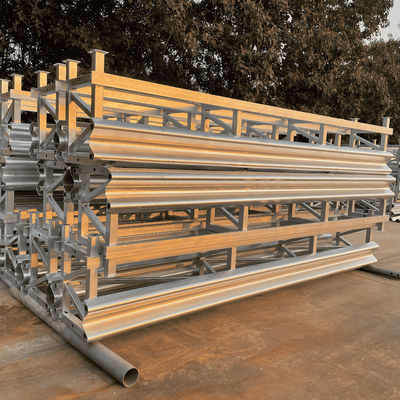 Barreras de seguridad vial barreras de protección galvanizadas y recubiertas de polvo para carreteras