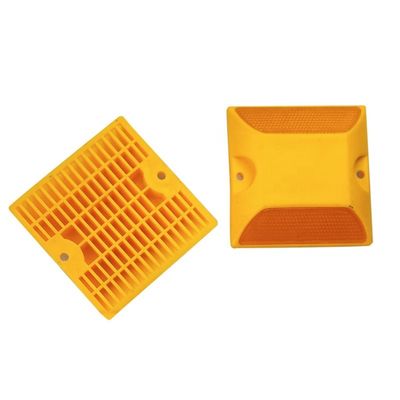 Seguridad vial cinta reflectiva cuadrada rodillo con color LED amarillo y tamaño 10cm-25cm