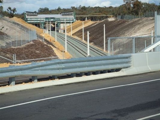 Barrancos de protección de carreteras W con recubrimiento galvanizado y longitud personalizada