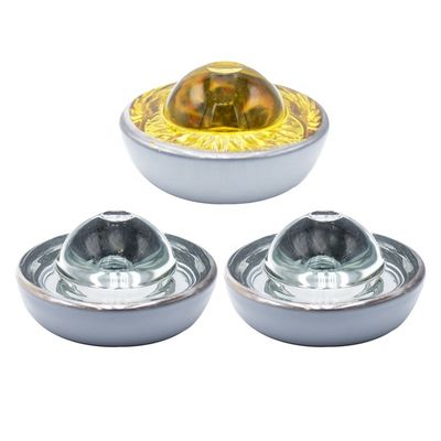 Marcador de LED de alta visibilidad de vidrio pequeño Ojo de gato Rod Stud para la seguridad vial IP68 acreditado