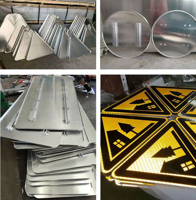 Tablero de mensajes reflectores personalizados Señal de carretera para la seguridad del tráfico 10cm-25cm cinta reflectante