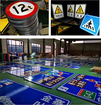 Tablero de mensajes reflectores personalizados Señal de carretera para la seguridad del tráfico 10cm-25cm cinta reflectante